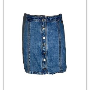 J Brand X Bella Freud denim miniskirt. Size 27